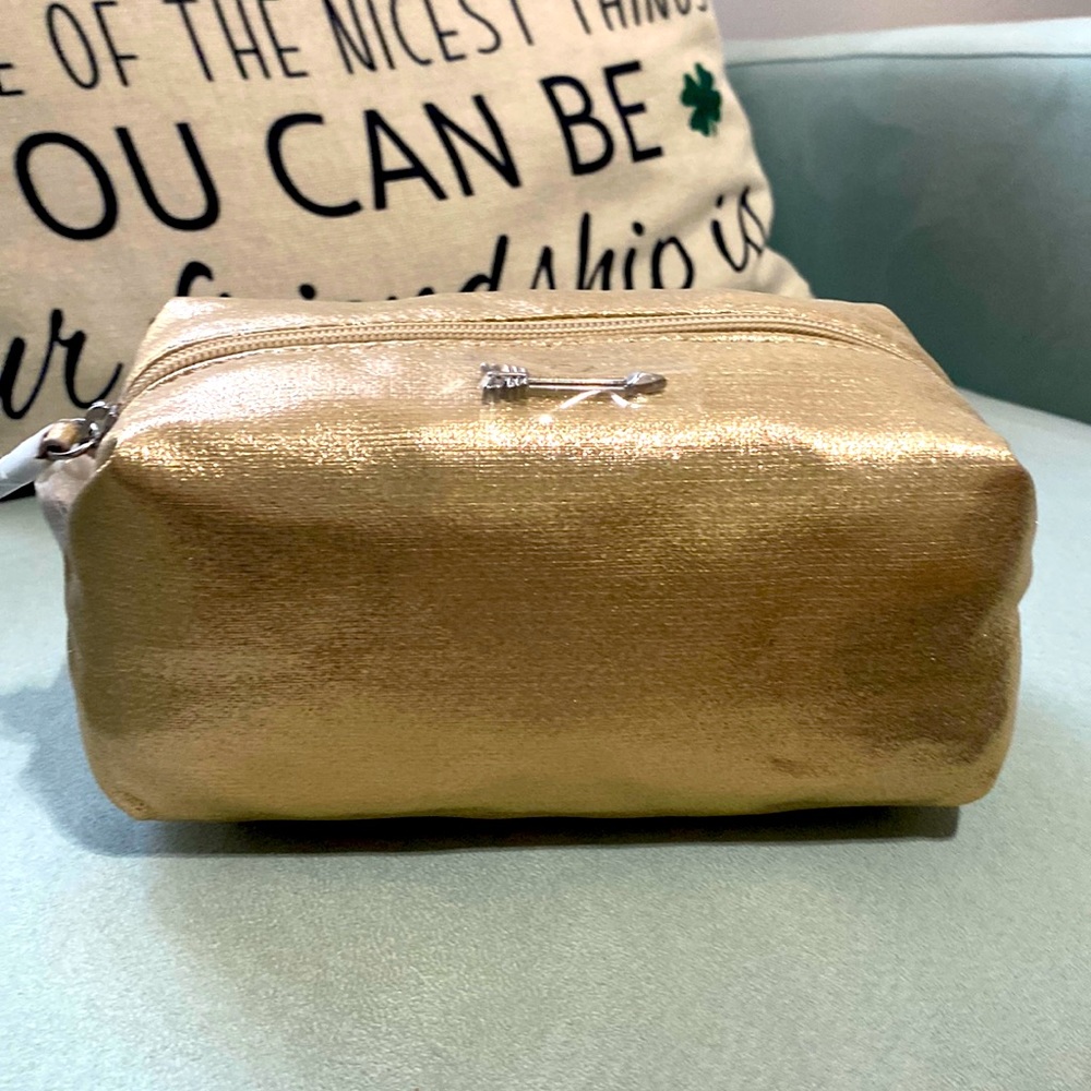 New in Package - Stella & Dot Pouf - Champagne Rose